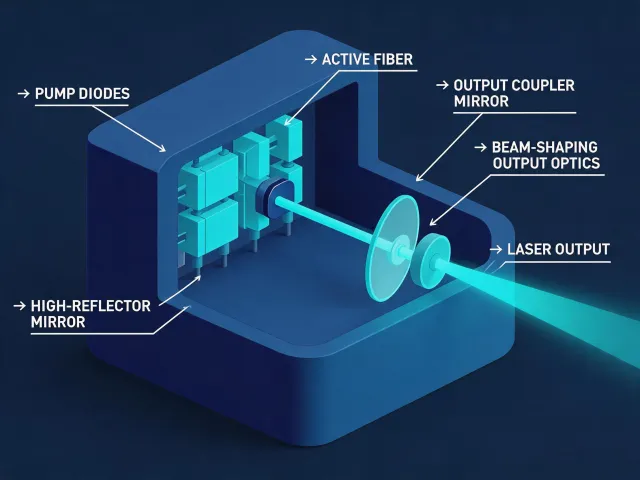 HighLight and FL-ARM fiber laser architecture schematic